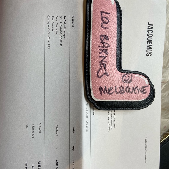 Jacquemus Chiquito Moyen Bag Turquoise - Picture 7 of 7